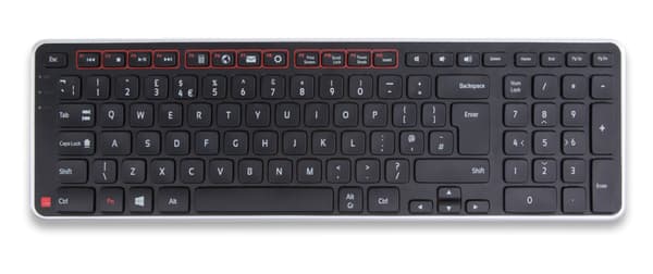 Contour Design Balance näppäimistö Bluetooth QWERTZ Saksa Musta