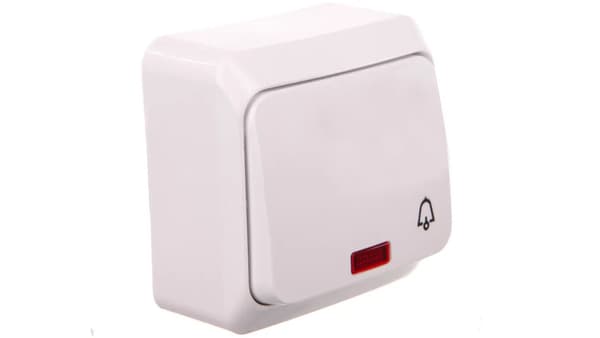 Schneider Electric Prima ringklocka med belysning vit prima (WDE001015)