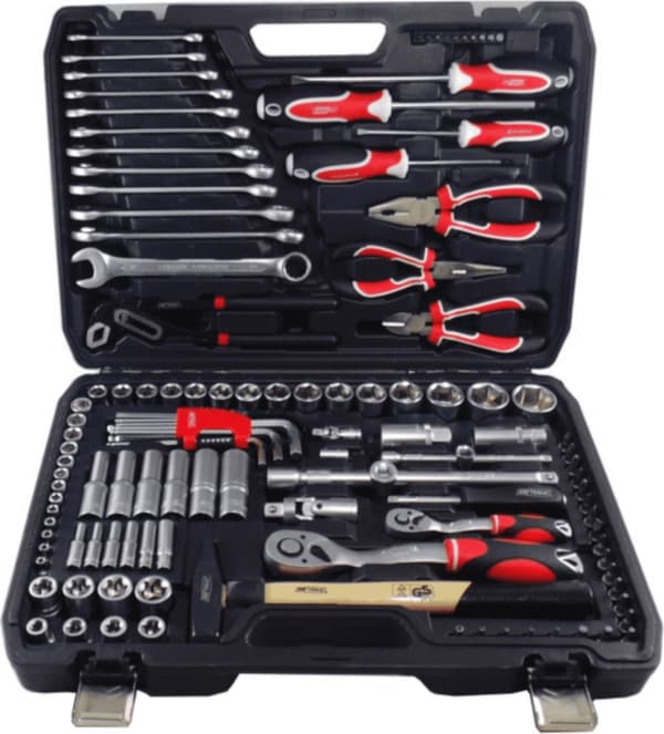 AWTOOLS AVAINSARJA 122 osaa 1/2\"/1/4\" BLACK LINE
