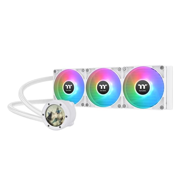 Thermaltake TH360 V2 Ultra ARGB Sync CPU -nestecooleri, Snow Edt.