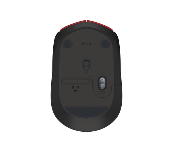 Logitech mus M171 - rød sort