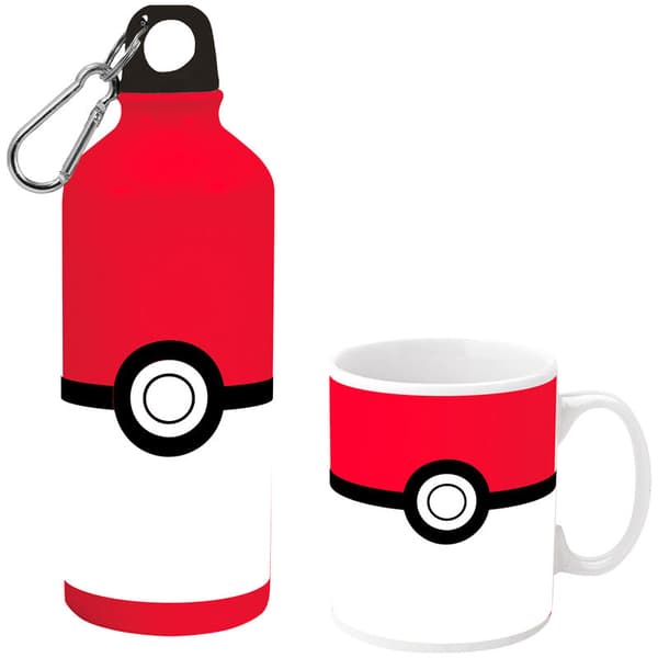 Pokemon muki + alumiinipullo -setti