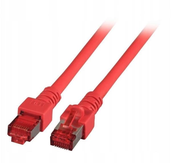 Patchkabel SecurityNet S/FTP kat.6 rød 1m LSZH PC-6SFTPLSZH-RD1