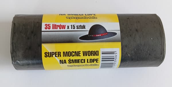 JÄTESÄKIT 35L 50*60LD A15 MUSTA