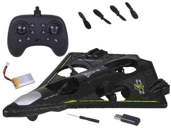 Fjärrstyrd Lättviktsdrönare med LED-effekter och 360° Stunts RC0751
