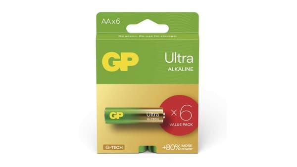 GP ALKALIPARISTO ULTRA AA (LR6) 6VP /6kpl /