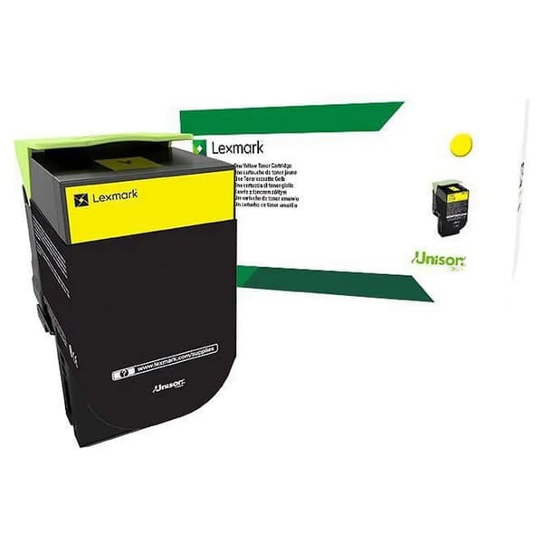 Lexmark X317 - gul - original - tonerpatron - LCCP, LRP