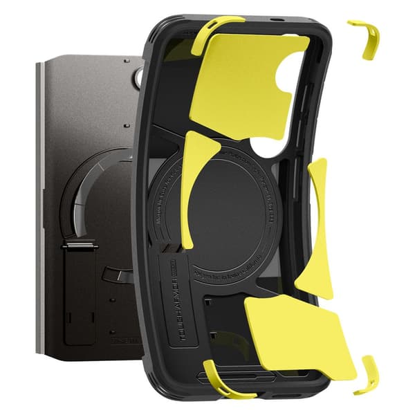 Spigen Tough Armor MagSafe, svart - Samsung Galaxy S25