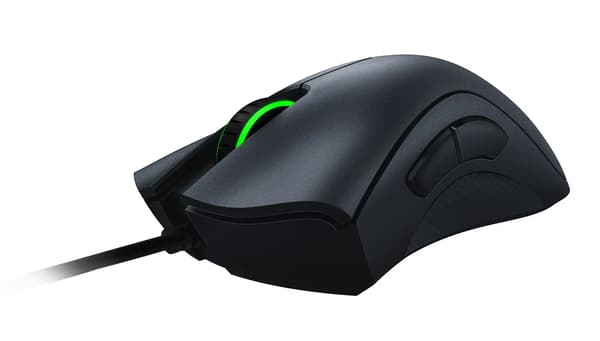 Razer Essential Ergonomic Gamingmus DeathAdder, Infrarød, 3500 DPI, Sort