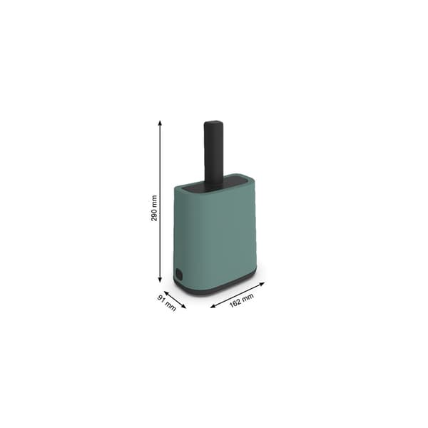 Rotho Spatel med stativ +poser 16x8cm grøn