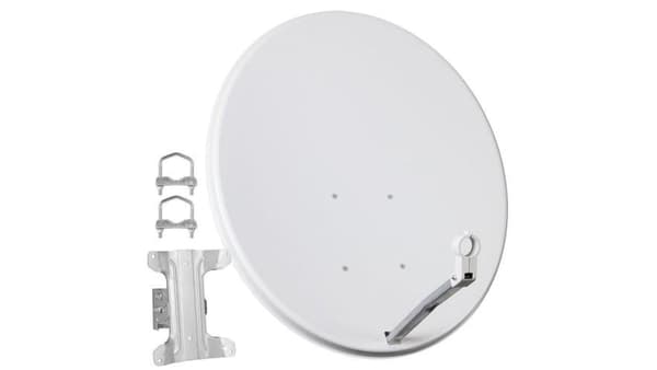 Satellitantenne 80cm hvid COR-800SAE-J CORAB