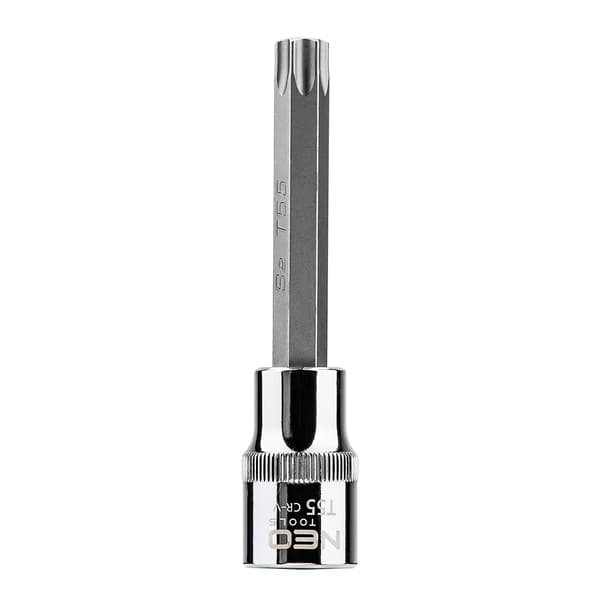 Neo Torx Stilk Topnøgle Lang 1/2\" T55 x 100mm (08-767)