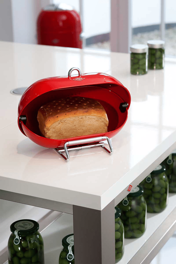 Rød brødkasse 443mm Breadboy Wesco