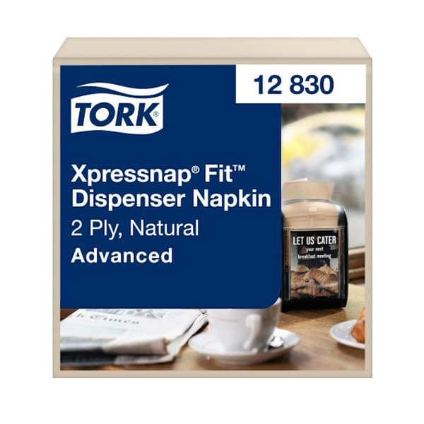 Tork Xpressnap Fit - Dispenser Servietter, N14, 2-lag, Advanced - Natur