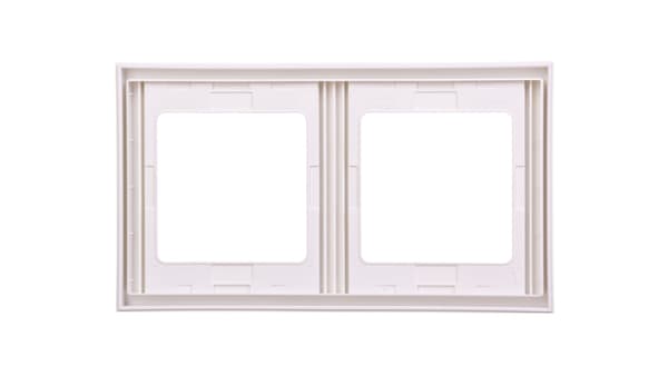 Hager Dubbelram BERKER vit - 13237009