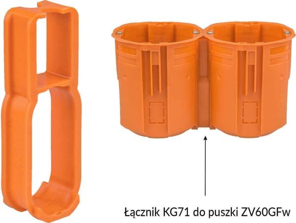 Simet Kobling til dåser KG71 orange 37341008