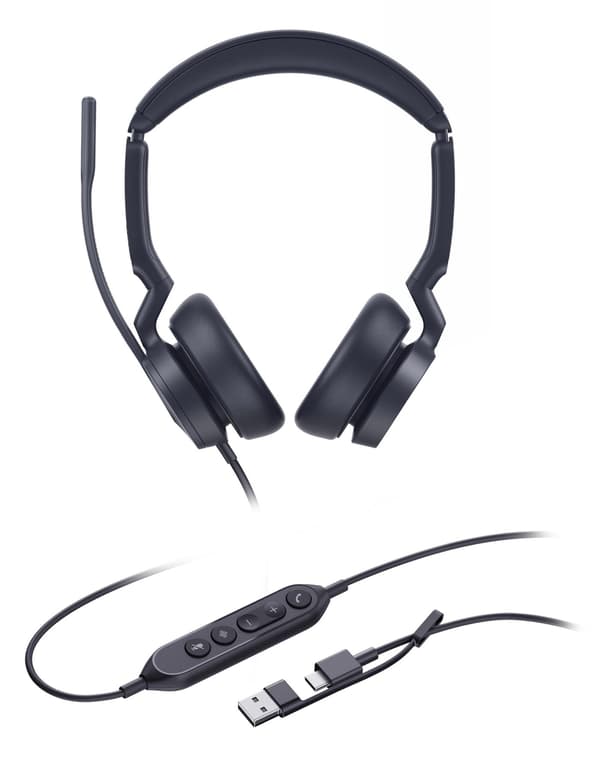 Yealink UH46 Dubbla UC USB-C/A Headset