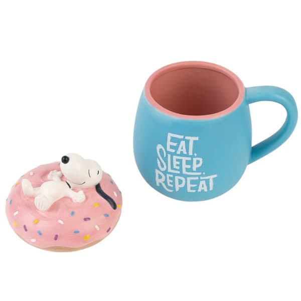 Snoopy Eat Sleep Repeat 3D-muki 500ml