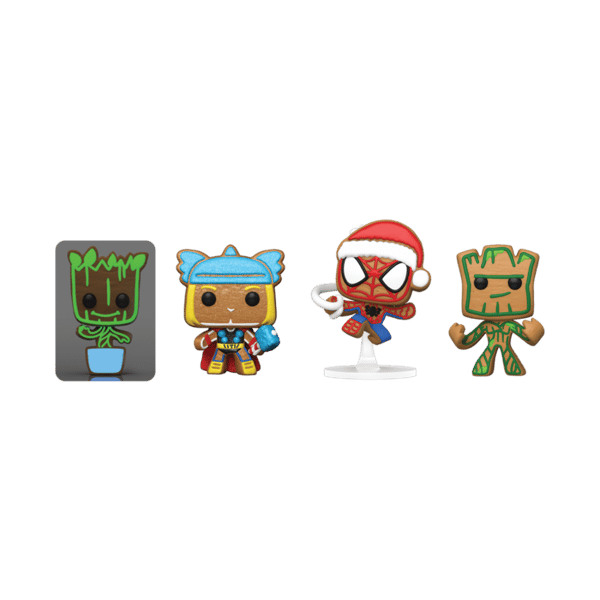 Pocket POP -pakkaus 4 figuuria DC Comics Tree Holiday Exclusive