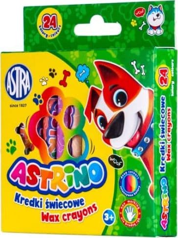 Färgkritor 24 färger Astrino ASTRA