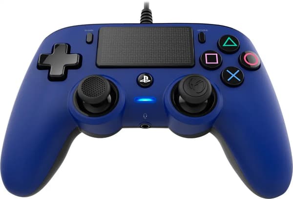 NACON PS4 TRÅDBUNDEN SPELKONTROLL, BLÅ