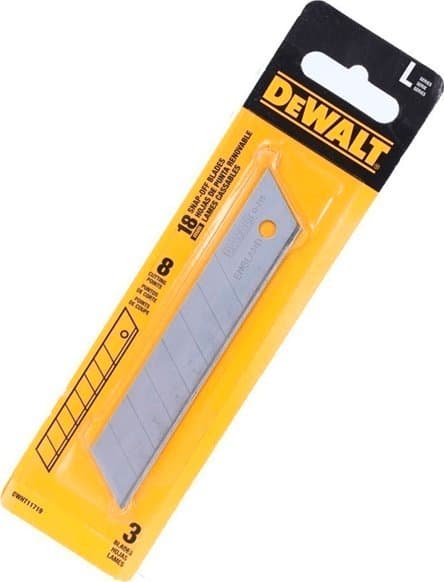 Dewalt DEWALT KNIVE 18mm HÆRDET 3 stk.