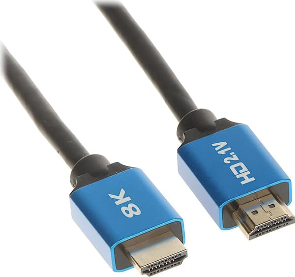 Kaapeli HDMI - HDMI 10m musta (HDMI-10-V2.1)