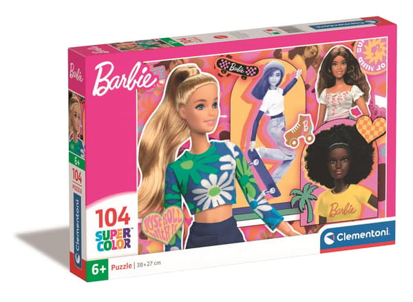 Pussel 104 Super Color Barbie