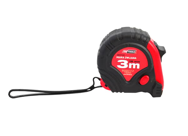 AWTOOLS RØD-SORT RULLEMÅL 7,5m x 25mm