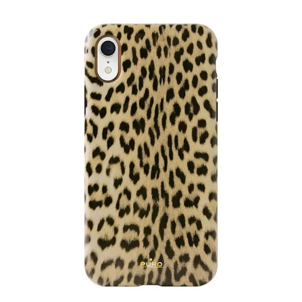 PURO Glam Leopard Cover - iPhone XR Cover (Leo 1)
