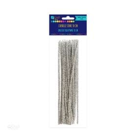 Kreativa trådar 30cm silver 25st