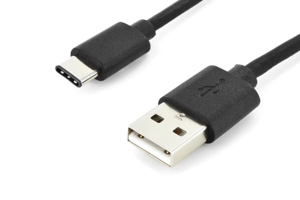 DIGITUS USB-kaapeli AK-300154-010-S - USB-A / USB-C - 1 m