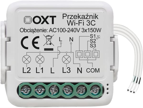 OXT mini 4 kredsløb WiFi modul Tuya