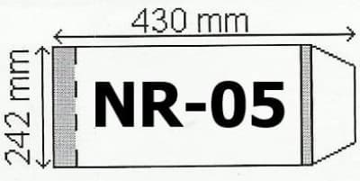 B5 säädettävä kansi nro 5 (50 kpl) NARNIA