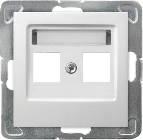 Ospel IMPRESSION Keystone Enkelt ICT Jack Hus (GPK-2Y/P/00)