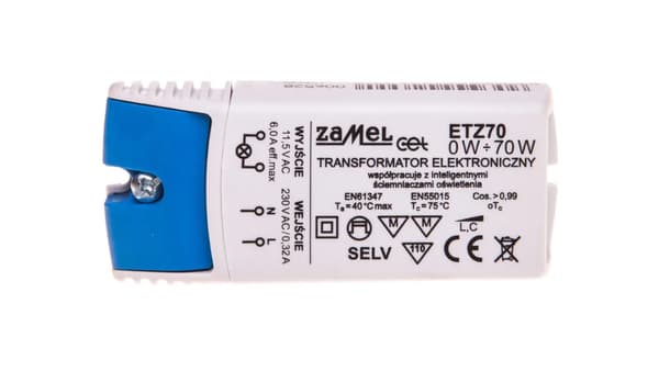 Zamel elektronisk transformator 230/11,5V 0-70W ETZ70 (LDX10000043)