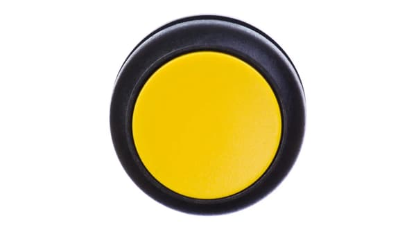 Selvtilbagestillende gul knapaktuator M22S-D-Y 216599
