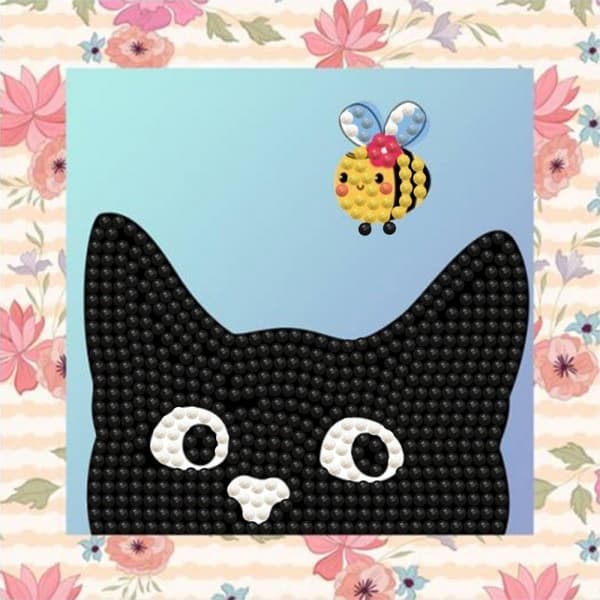 Diamond Dotz Mischievous Diamond Mosaic Cat DTZ5015 p4