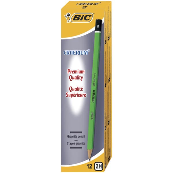 Blyertspenna 2H (12st) BIC