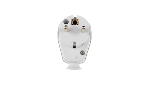 PCE 16A IP20 2P+Z stikprop med 0-1 afbryder og hvid diode (9002216)