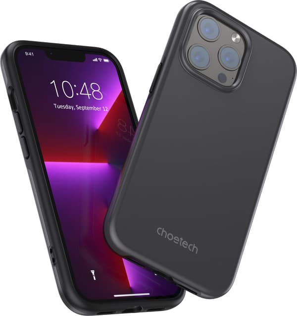 Choetech MFM Anti-Drop-Hülle Made For MagSafe til iPhone 13 Pro sort (PC0113-MFM-BK)