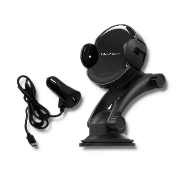 Qoltec PRO 15W iR-pidikkeellä | QC 3.0 | USB-C-tyyppi