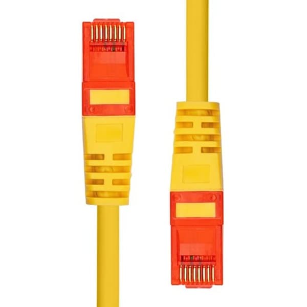 ProXtend CAT6 U/UTP CCA PVC Ethernet-kabel Gul 7m