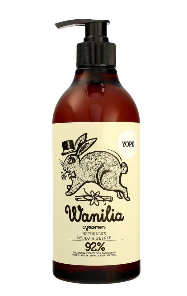 Yope flydende sæbe Vanilje og Kanel 500 ml