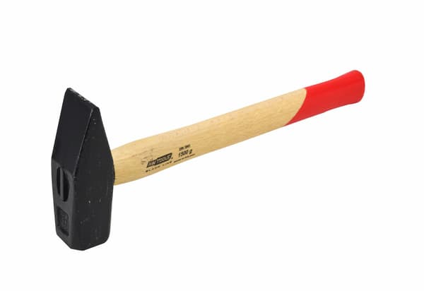 AWTOOLS SLUSARHAMMARE 1,5 kg TRÄHANDTAG SVART LINJE