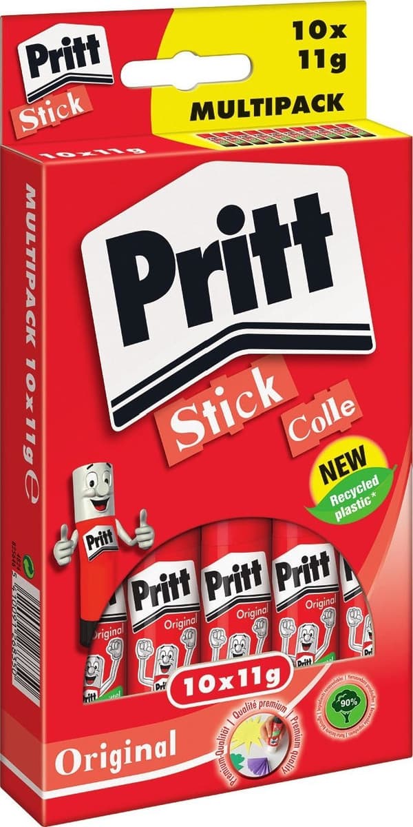 Pritt limstift multipakke 10 stk x 11g, 9H PS4BF