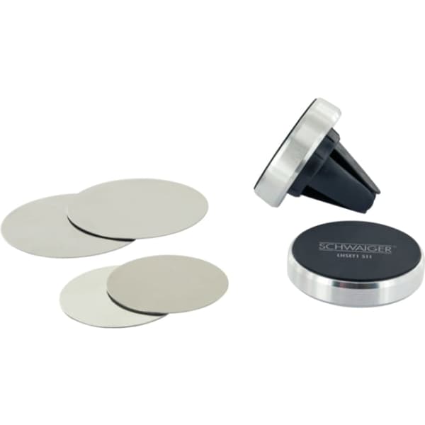 Schwaiger SET Magnethållare, 6-delad, Aluminium Silver