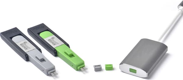 SmartKeeper Mini-esto \"Mini-DisplayPort\" vihreä 10 kpl
