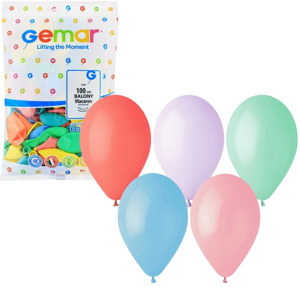 Balloner G90 pastel 10' mix Macaron /100