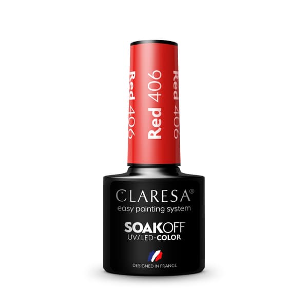 CLARESA Gel polish RÖD 406 5g